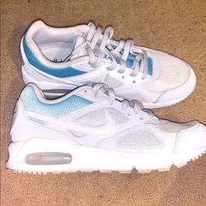 Women’s size 9 Nikes White Blue and Grey